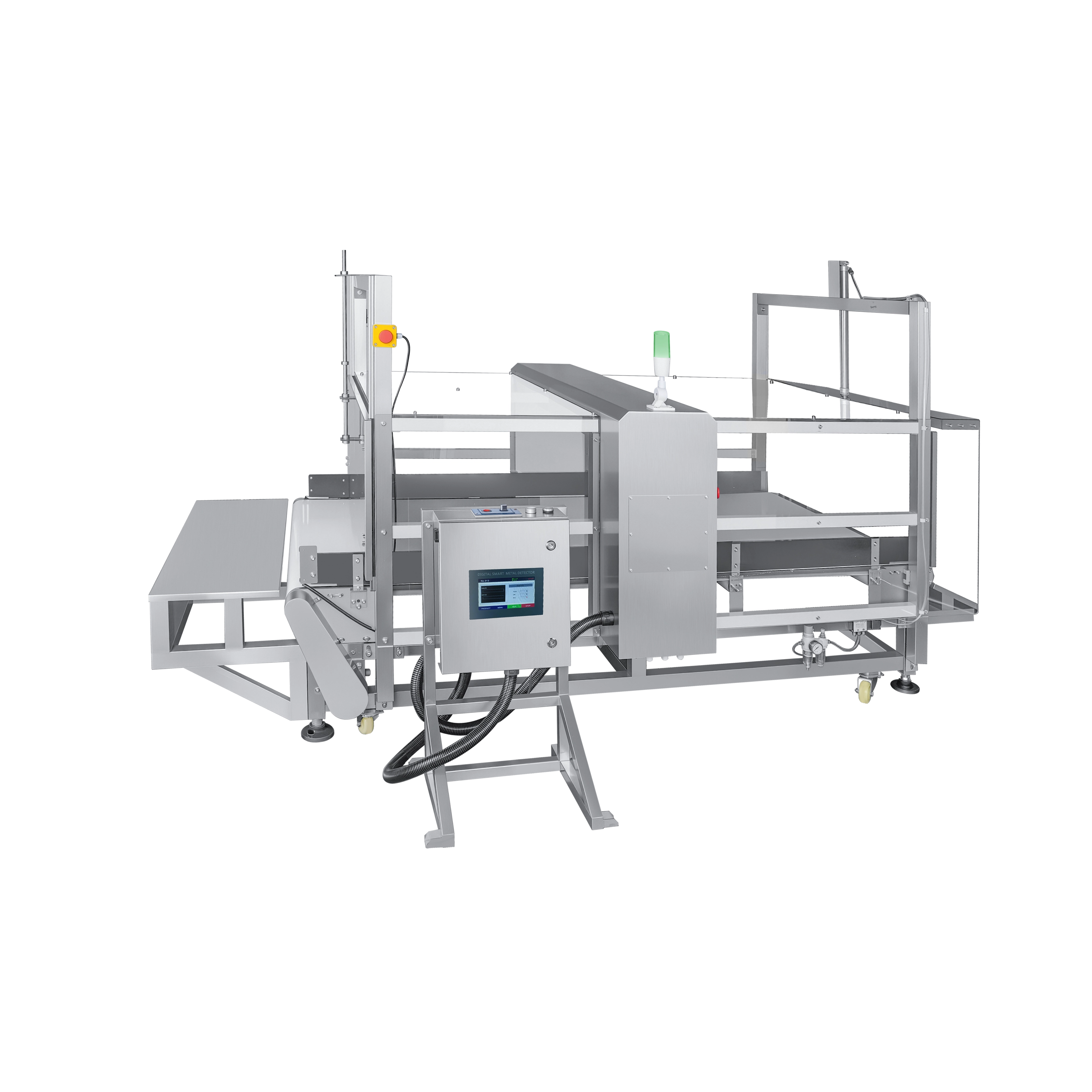 كاشف معادن بأربعة أغطية شفافة للمنتجات الإلكترونية