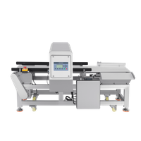 كاشف المعادن مع ذراع الدفع للرفض للتغليف الصغير 