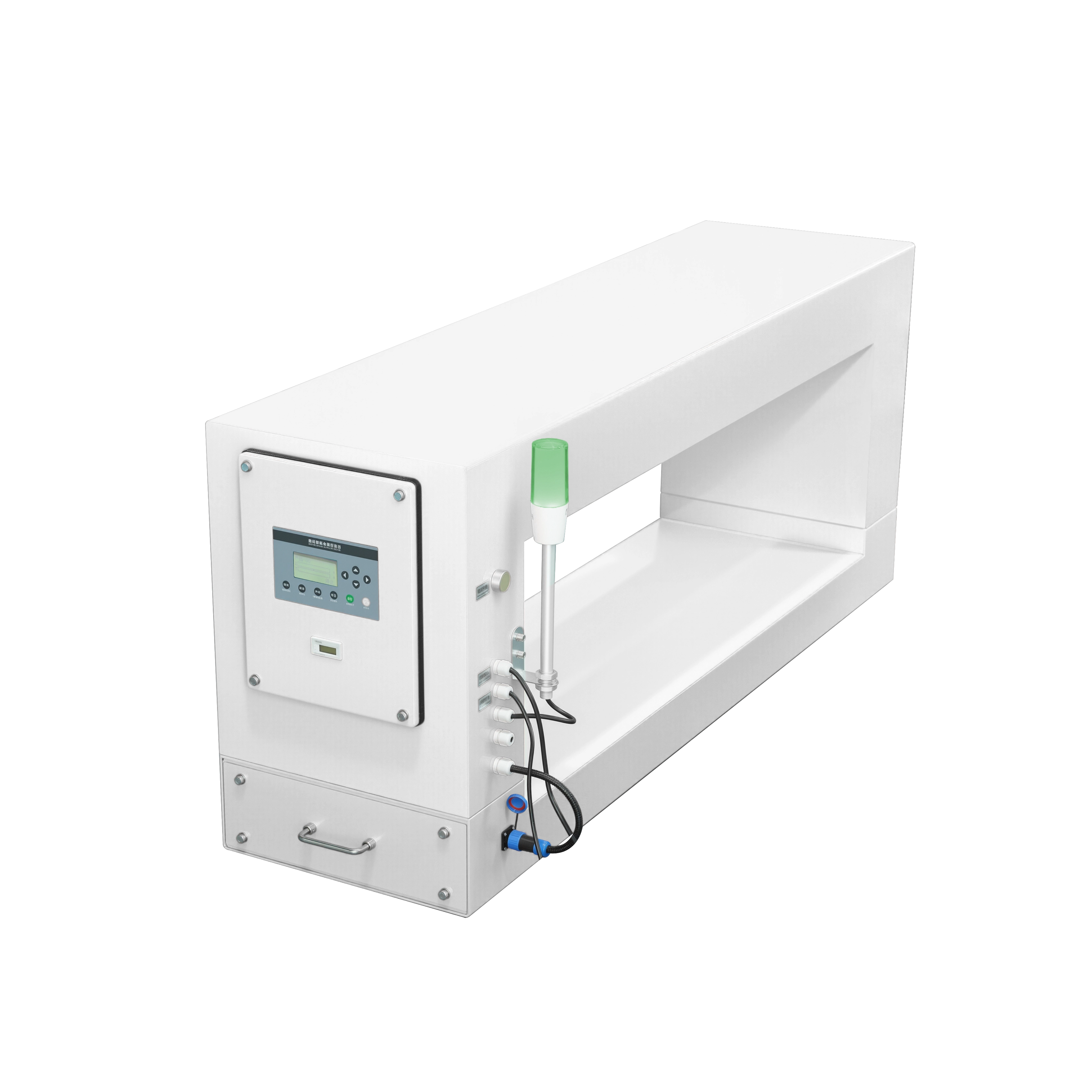 كاشف المعادن ذو السطح الخارجي الأبيض للحجر الجيري الكوارتز