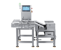 جهاز تدقيق الوزن ثنائي المسار للمنتجات المعبأة والمعبأة في أكياس