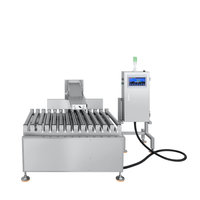 جهاز تدقيق الوزن بأسطوانة أحادية القسم لصناديق ثقيلة بوزن 25 كجم