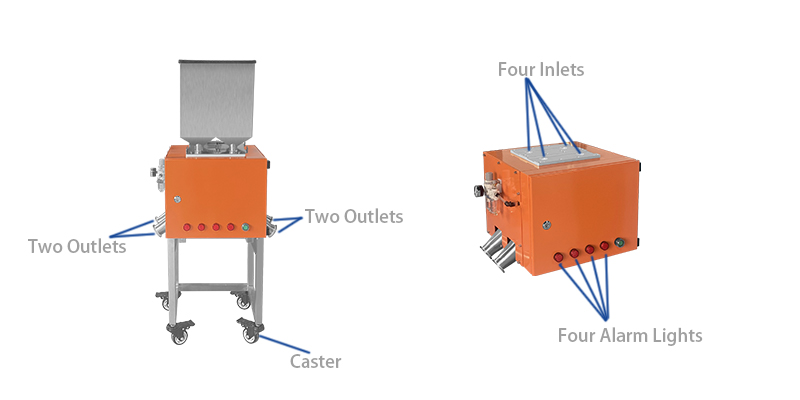 فاصل معدني متعدد الرؤوس