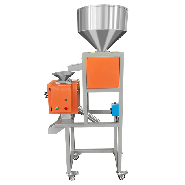 فاصل معدني سقوط حر مع تغذية اهتزازية للبلاستيك