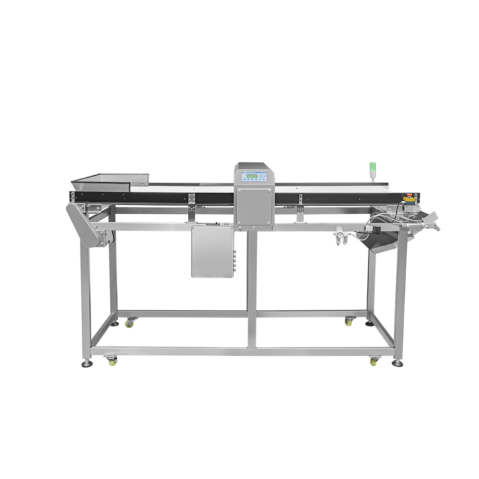 كاشف المعادن المزود بميزة رفض الرفرف للمواد السائبة
