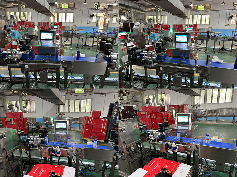 جهاز تدقيق الوزن للزجاجات مع آلية التثبيت