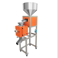 فاصل معدني سقوط حر مع تغذية اهتزازية للبلاستيك