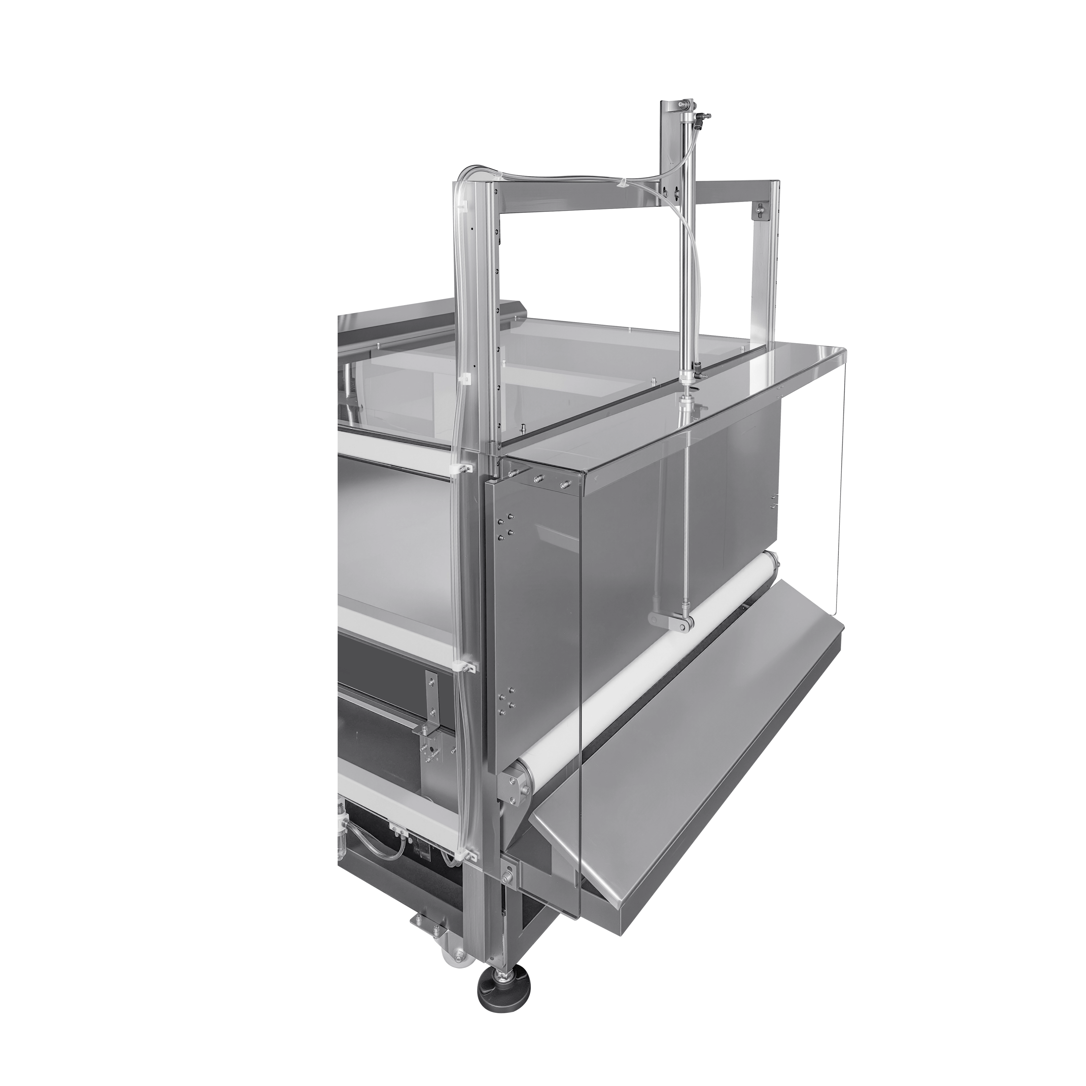 كاشف معادن بأربعة أغطية شفافة للمنتجات الإلكترونية